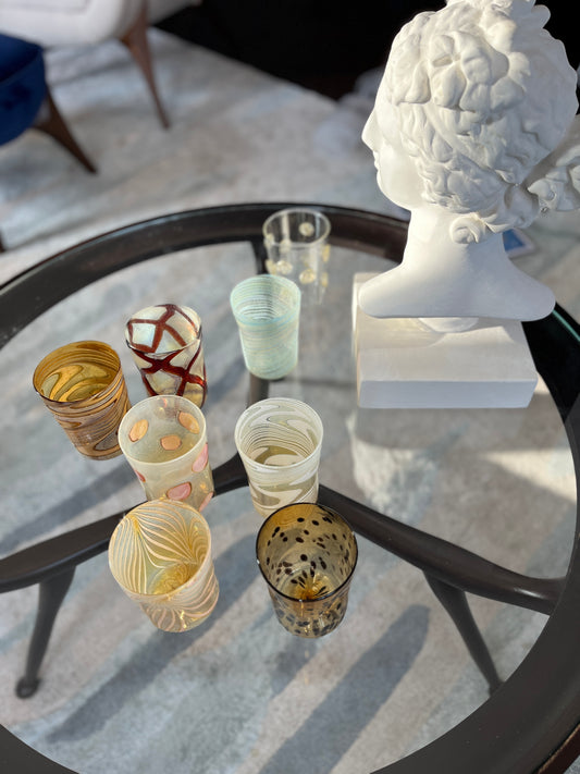 ERNEST Handgefertigtes Muranoglas - Kaffeebraun